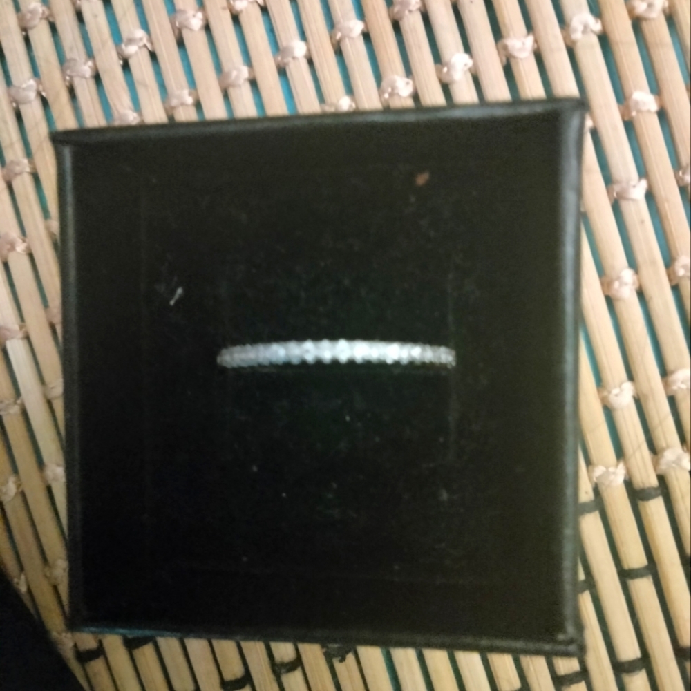 Simulated Diamond Ring -size 7